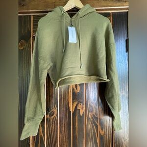 NWT UGG Olive Green Cropped Sweatshirt